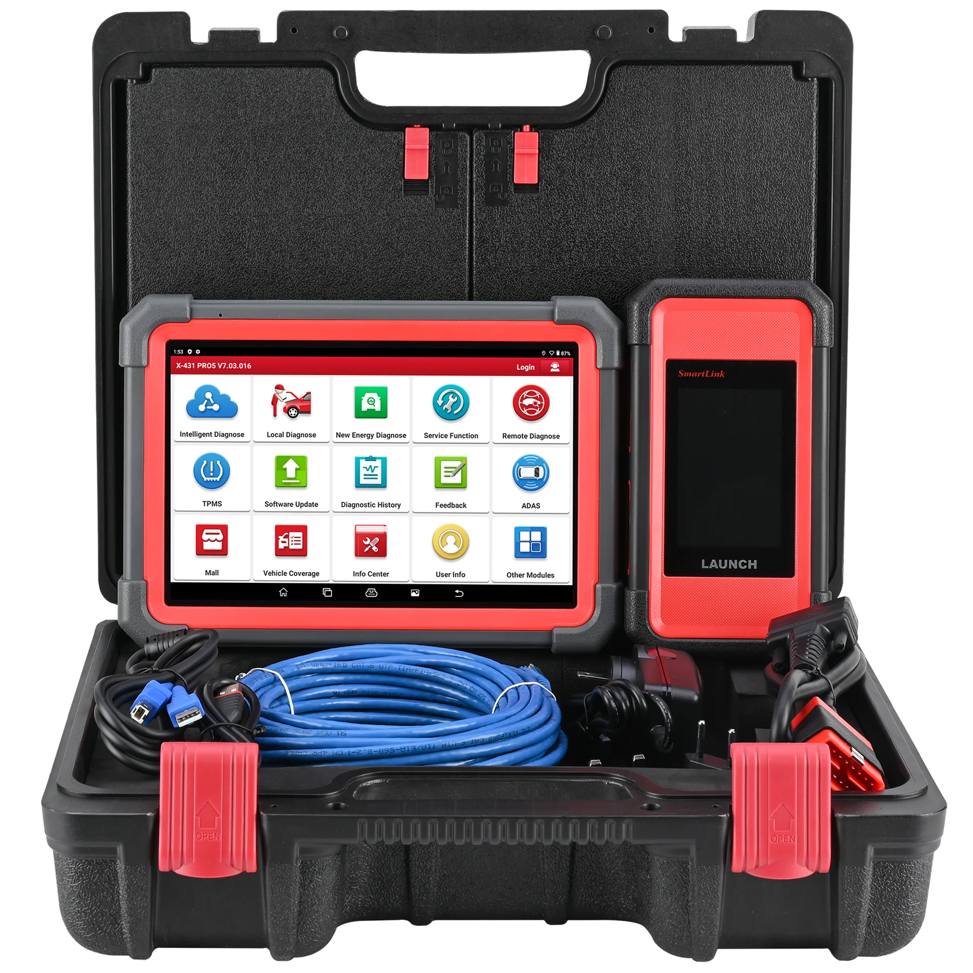 LAUNCH X431 Key Programming Tool X431 Pro5 Smartlink & X-PROG3 Car Diagnostic Tool All Key Lost IMMO Immobilizer Scanner