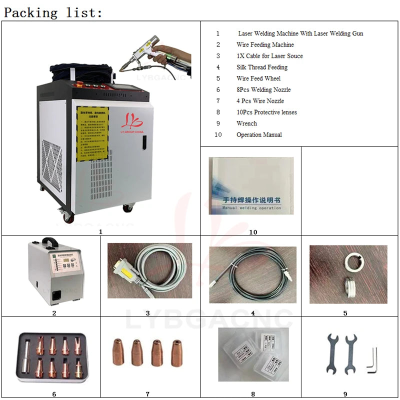 Raycus MAX 1500W 2200W 3000W Laser Welding Machine Handheld Laser Welder Fiber Laser Machine 5 in 1 for Cleaning Cutting Welding