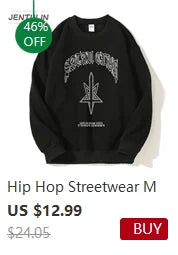 Y2K Hoodies Men Harajuku Hip Hop Letter Graphic Print Loose Sweatshirts 2024 Punk Rock Gothic Clothes Tops Goth Pants Streetwear