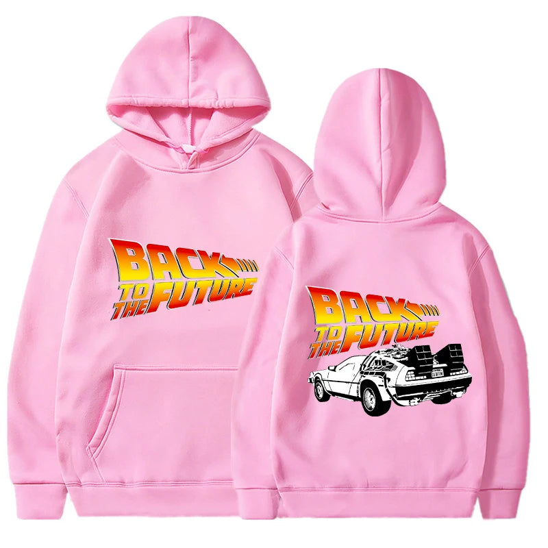 Back To The Future Hoodies Men Fashion Graphic Printed Long Sleeve Sweatshirts Women Casual Harajuku Pullover Tracksuit Sudadera