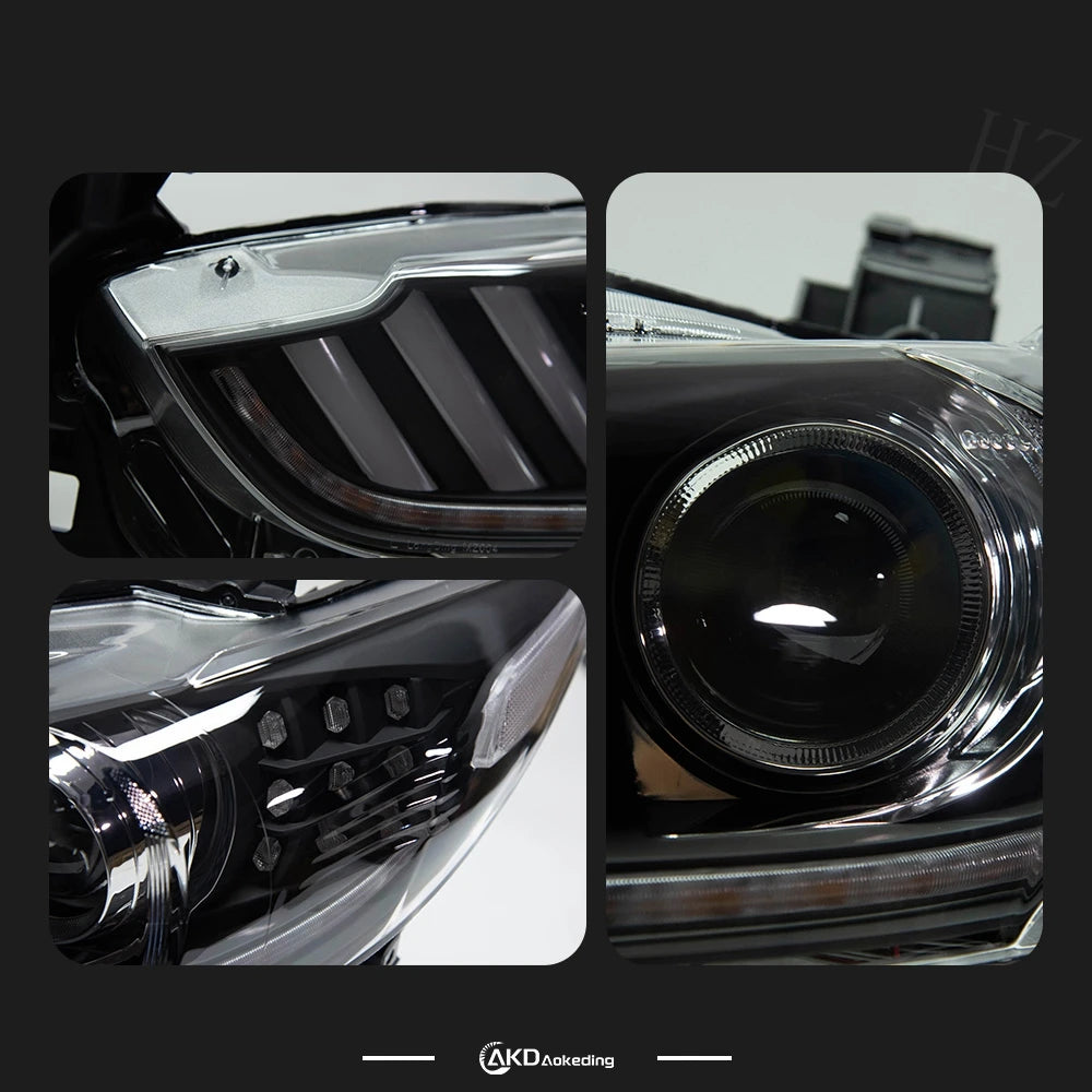 Head Lamp For Mazda 6 Atenza 2013-2017 Mustang Headlights Fog Light Day Running Light DRL H7 LED Bi Xenon Bulb Car Accessory