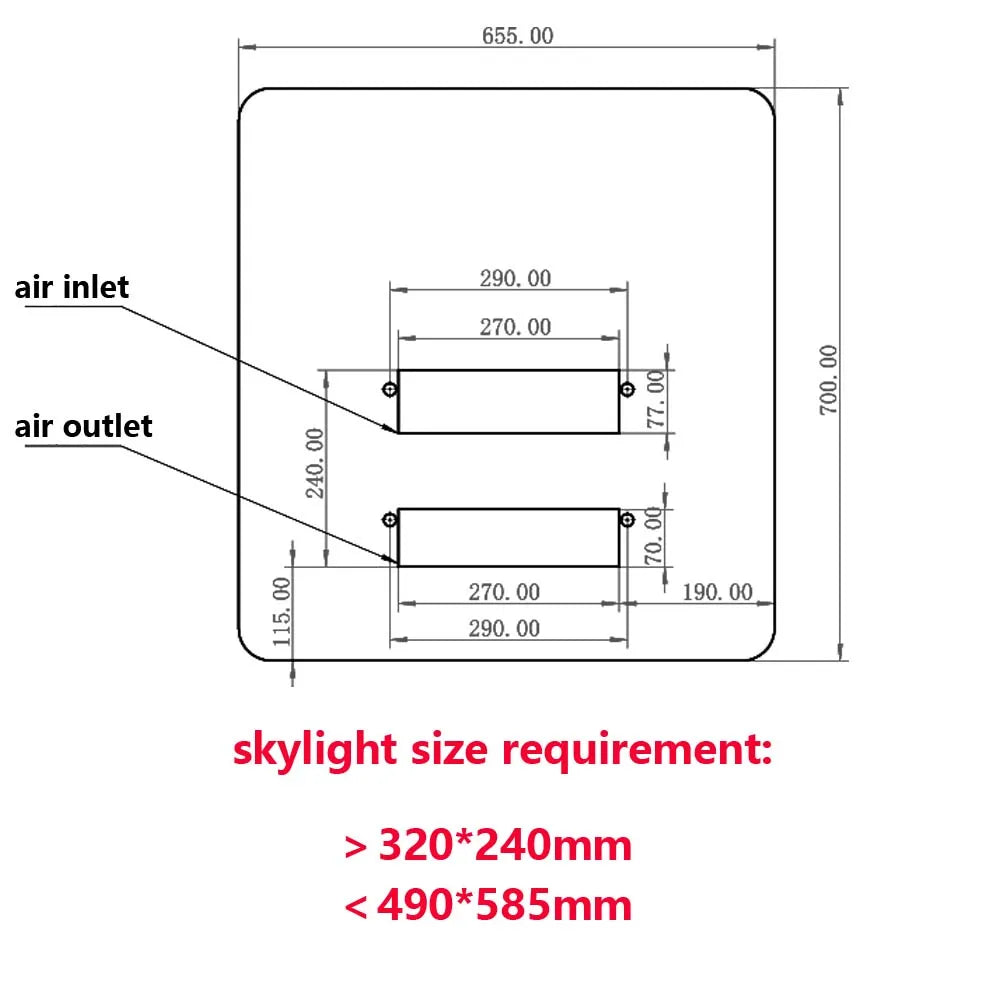 Treeligo 12V/24V 13500BTU Roof Air Conditioner Electric Cool RV Rooftop Parking AC Unit for Truck Camper Van Caravans Motor home