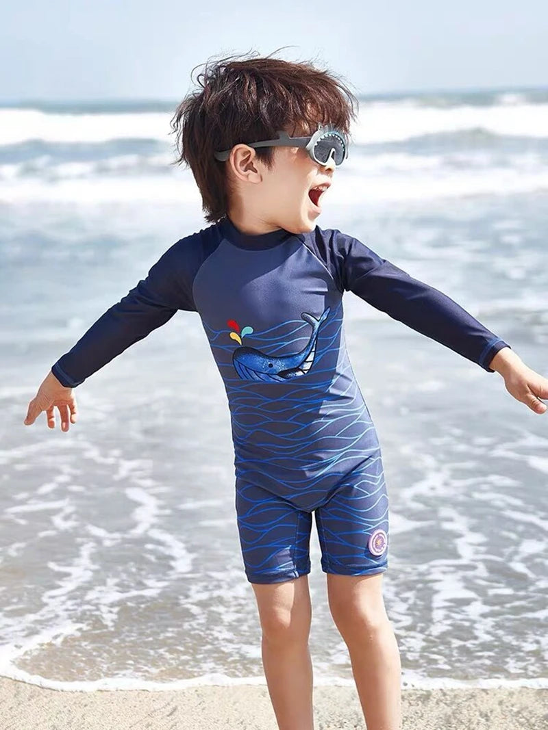 Top Quality Boy Swimsuit UPF50 UV Protection Summer Baby Toddler Swimwear Children's Bathing Suit Beach Pool Surf Swimming Wear