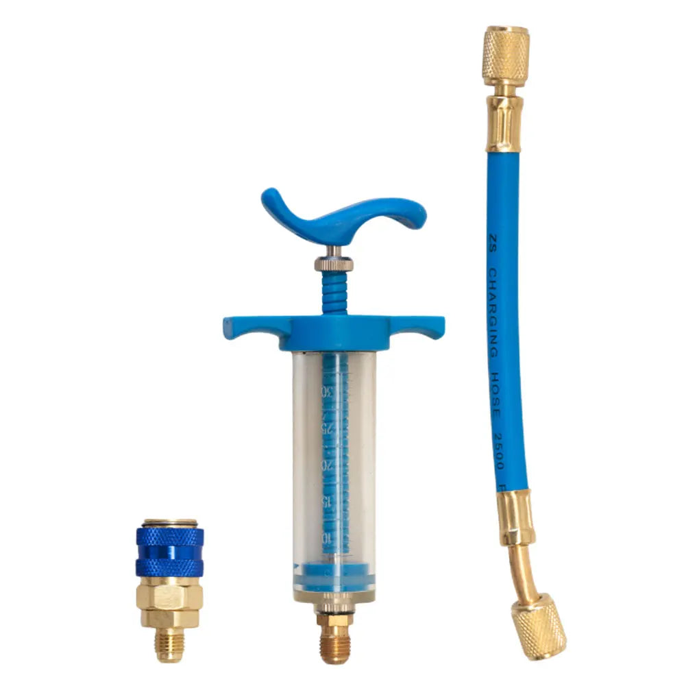 Car Oil Injection Tool 1Oz Air Conditioning Oil Injector Low Side Refrigerant Fluid Filler Tube for Vehicle Home Air Conditioner
