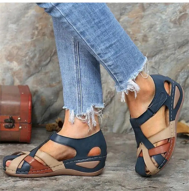 Summer Sandals Women Shoes Outdoor Walking Shoes Non-Slip Sandals Ladies Wedge Sandals Woman Casual Sandal Women Footwear Female