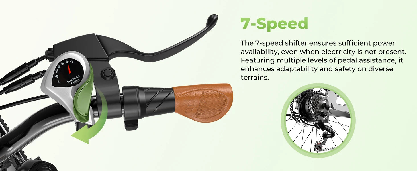1000W Peak Electric Bike for Adults Cybervelo EK2 26" Step-Thru 14Ah Removable Battery 80Miles City Commuter Ebike