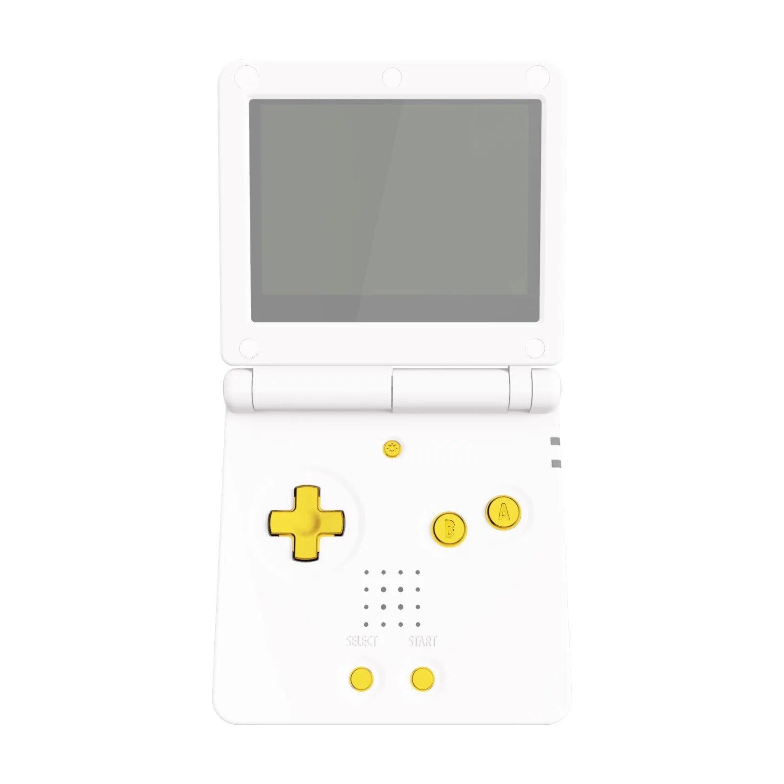 eXtremeRate Chrome Gold & Chrome Silver Full Set Buttons, A B L R Button Power On Off Volume Button D-pad Key for GBA SP Console