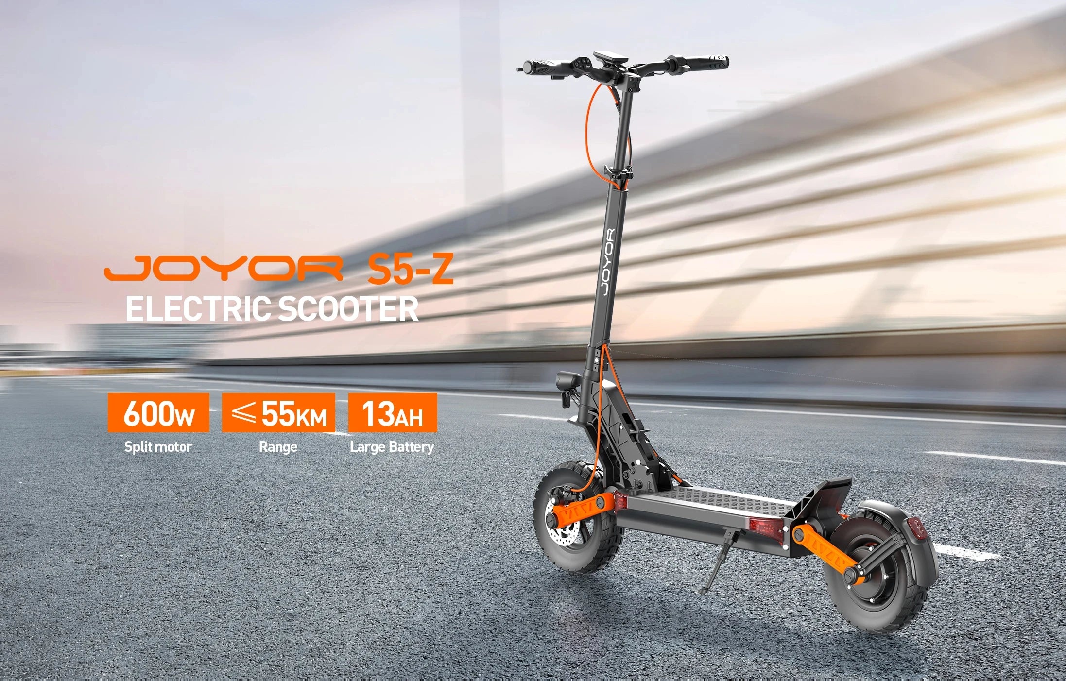 JOYOR S5z Electric Scooter 600W Motor 48V13AH Battery With Turn Signal E-Scooter Adult City Commuter Fold Travel Scooter 10 inch