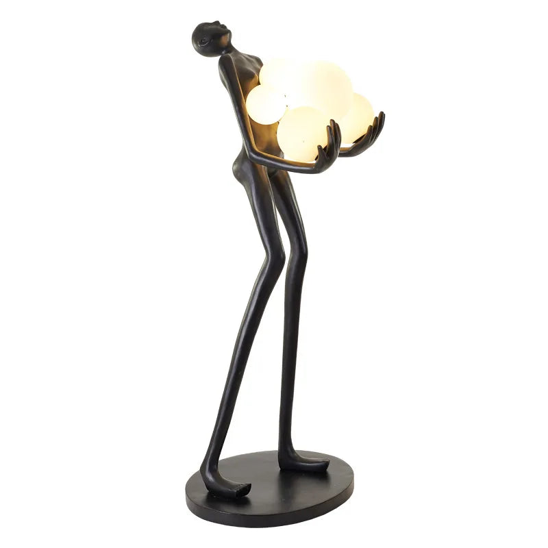 Nordic Humanoid Floor Lamp Sculpture Design Exhibition Hall Decoration Living Room LampS Styling Lamp Halloween Lamp BedroomLamp