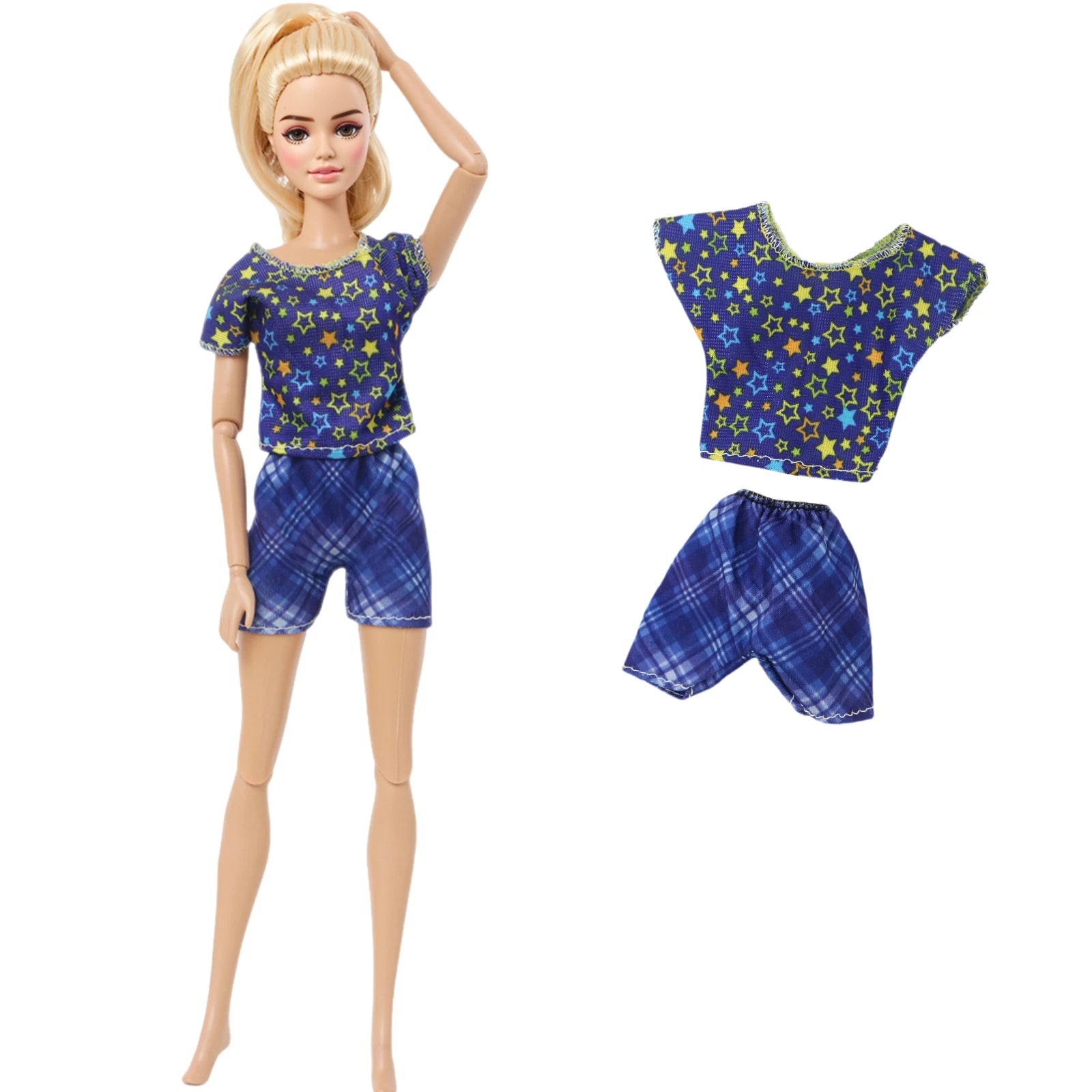 Blue Series Doll Outfit 30cm Doll Dress Swimsuit Tops Pants Skirt Party Gown 11.8 Inch Doll Clothes Accessories 1/6 Toy Gift