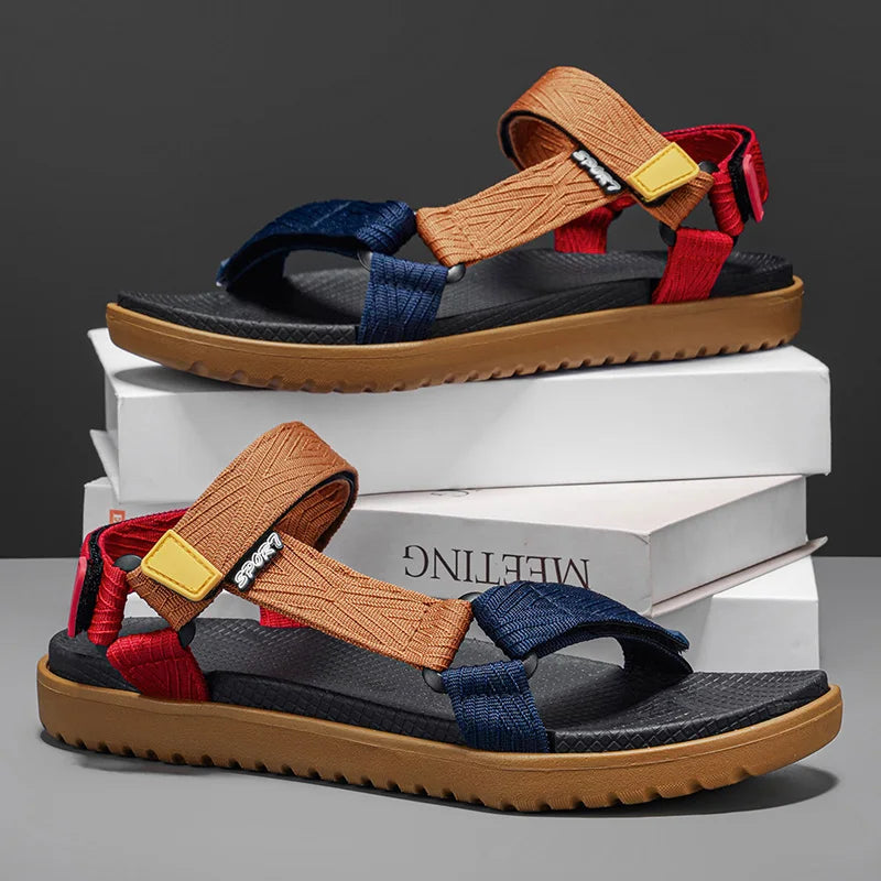 Summer Men Sandals Fashion Leisure Beach Holiday Sandals for Men's Lightweight Shoes New Outdoor Comfortable Casual Sandalies