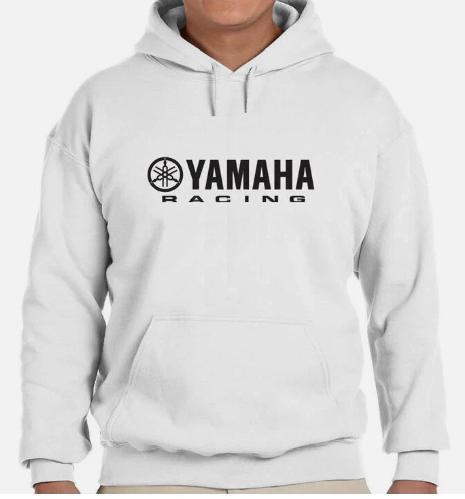Yamaha racing motorcycle hoodie, autumn and winter men's fashion street hip-hop sweater, women's outdoor sports jacket