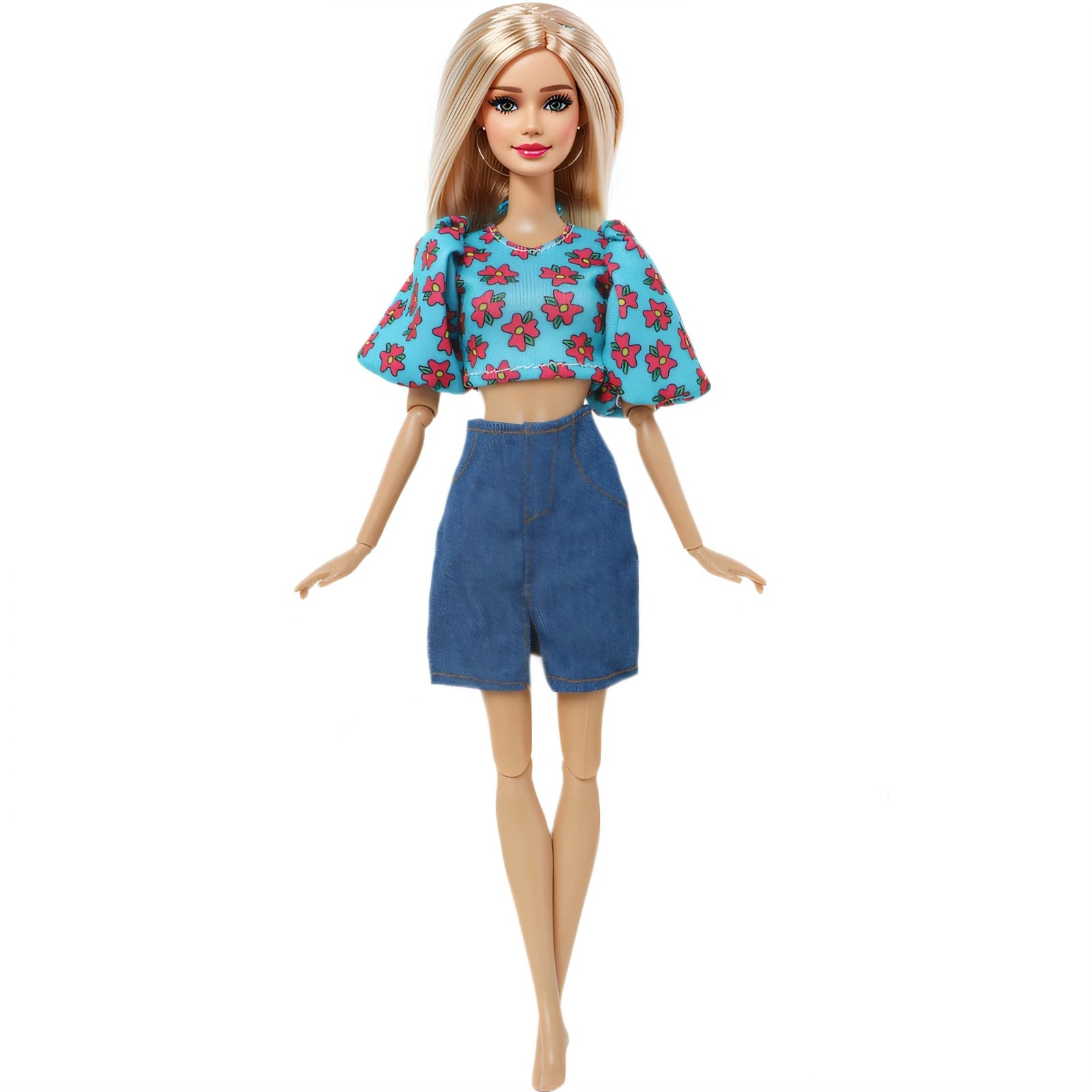 Blue Series Doll Outfit 30cm Doll Dress Swimsuit Tops Pants Skirt Party Gown 11.8 Inch Doll Clothes Accessories 1/6 Toy Gift