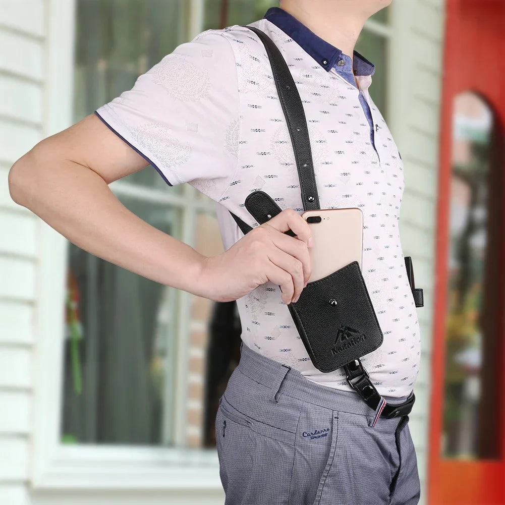 Man Women Universal Hidden Bag Anti-Theft Underarm Wallet Holster Bag Portable Concealed Storage Bags Fit Phone Passport Keys