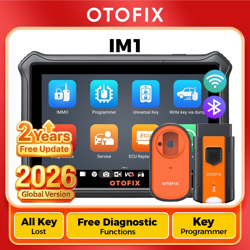 OTOFIX IM1 XP1 Por Automotive Key FOB Programming Tool Immobilizer Programmer Diagnostic Tool Full System Scanner 2 Year Update