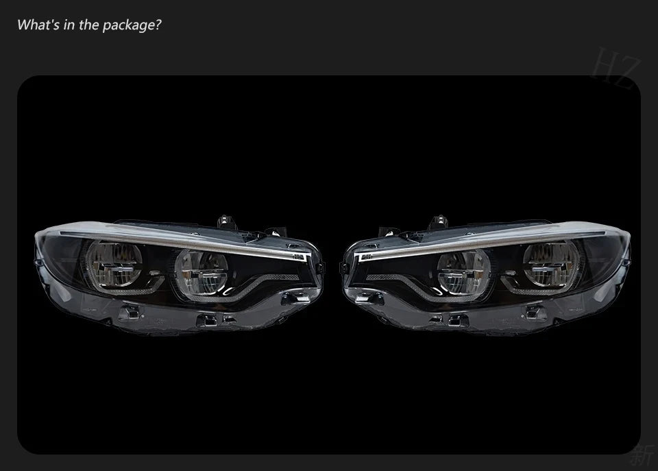 Headlight For BMW F32 2012-2019 F82 M4 GTS Car автомобильные товары LED DRL 425i 428i 430i 435i F36 F80 F33 Car Accessories