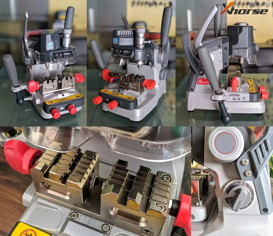 Xhorse Dolphin XP-007 XP007 Key Cutting Machine Manual With Built-in Lithium Battery Cut Track/Sided/Dimple Keys