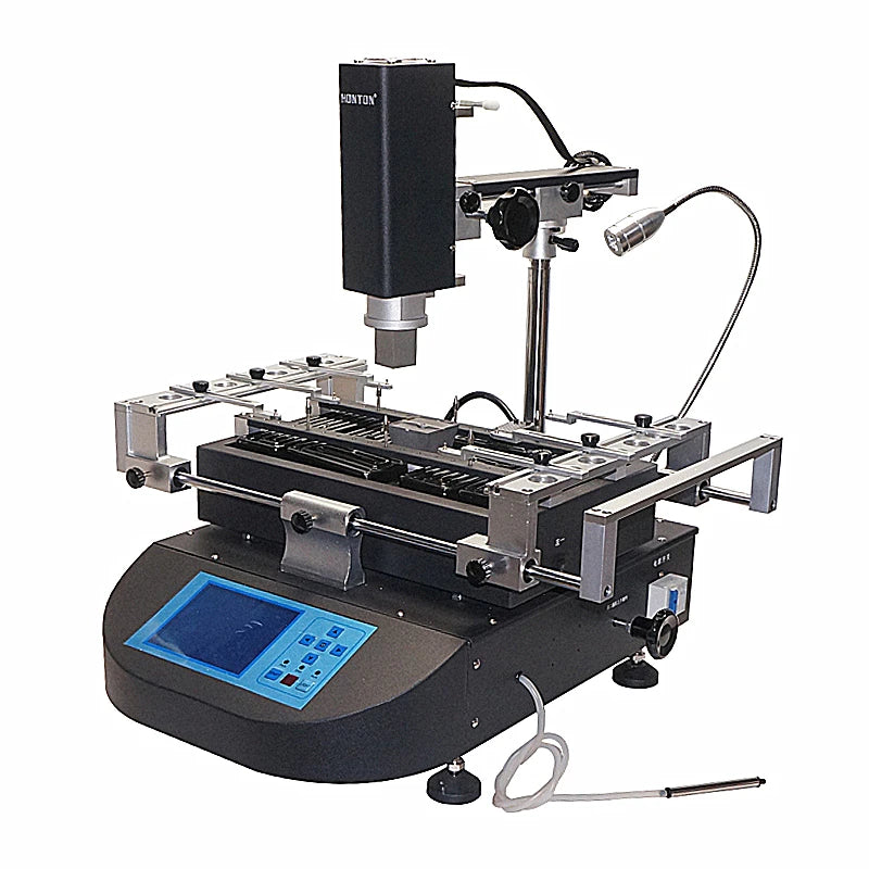 Hot Air Solder Station 3 Zones Soldering Machine Honton R490 BGA Rework Station R690 V.3 Touch Screen for Mainboard Chips Repair