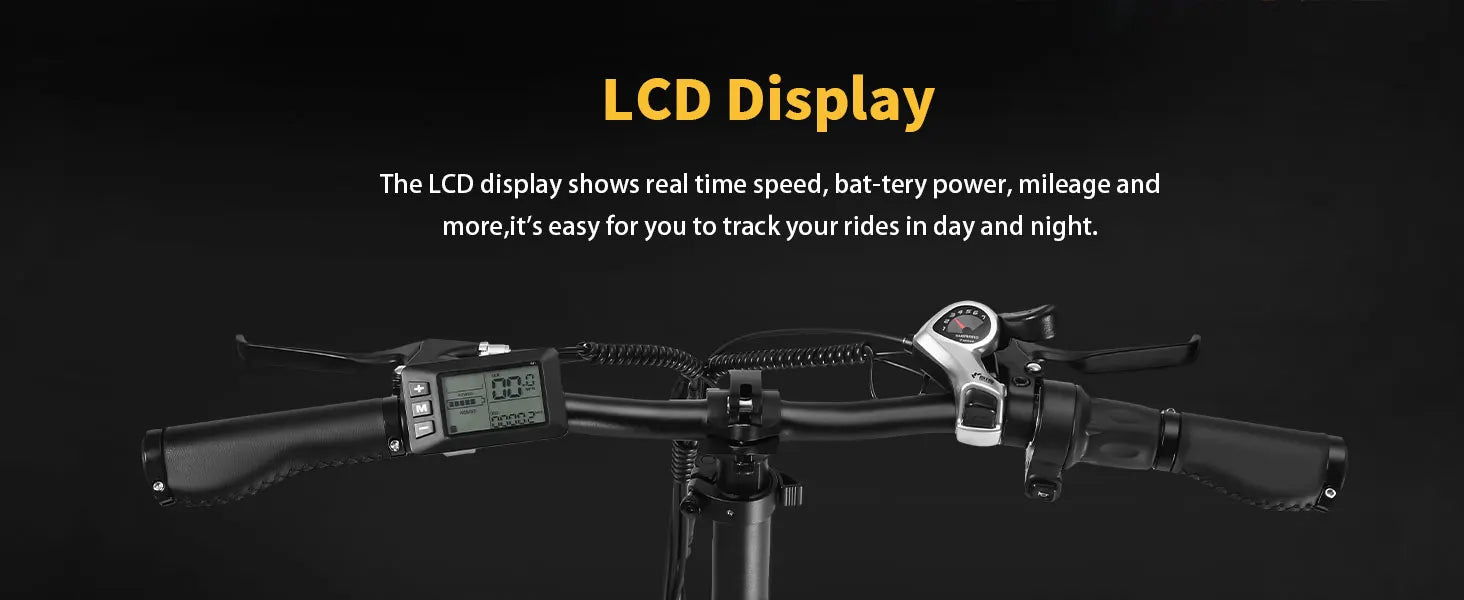 Lacros Pinecone adult E-bike，500W city ebike，48V12.8AH ebike，20 Fat Tire E-Mountain bike