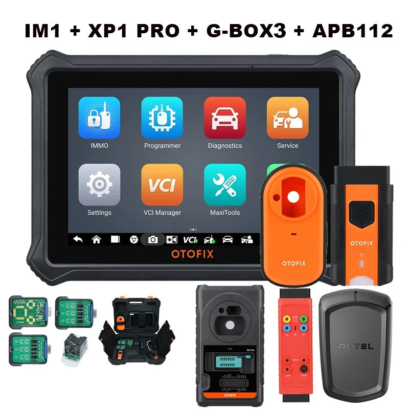 OTOFIX IM1 XP1 Por Automotive Key FOB Programming Tool Immobilizer Programmer Diagnostic Tool Full System Scanner 2 Year Update