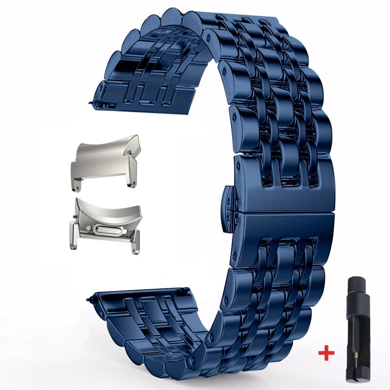 No Gaps Stainless Steel Strap For Samsung Galaxy Watch 6 5 4 44mm 40mm 5Pro 45mm Band Watch 6 4 Classic 43 47mm 42/46mm Bracelet