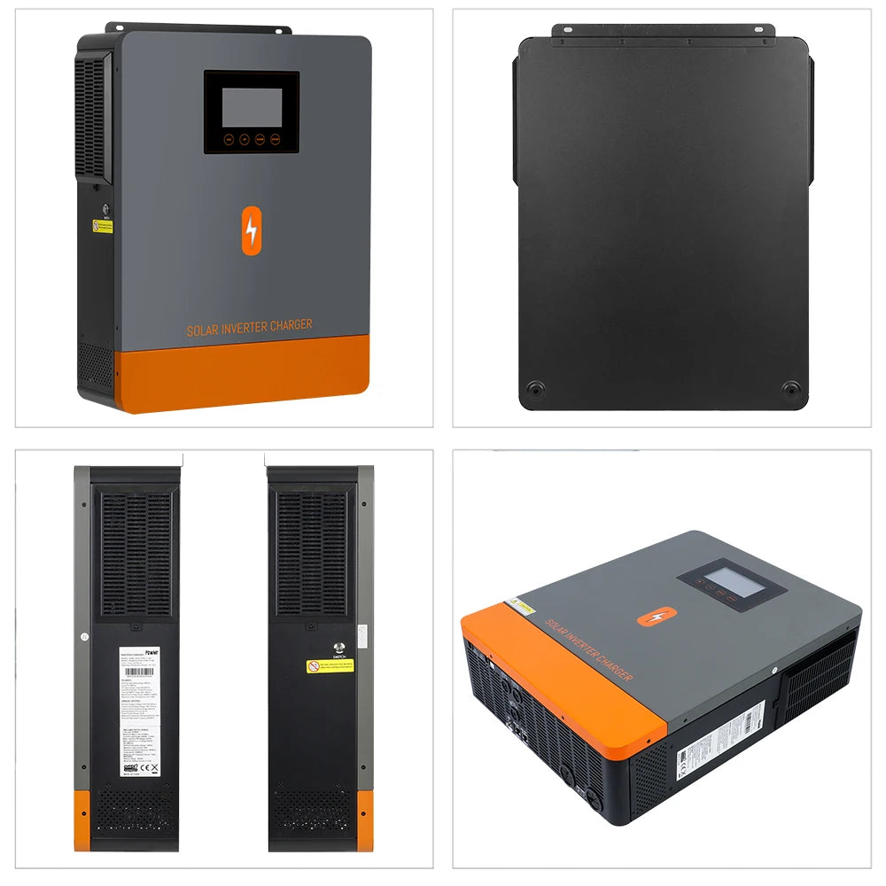 PowMr 10.2KW 48V MPPT Solar Inverter Pure Sine Wave Hybrid 160A 230VAC Output PV 90V~500V Input With Dual AC&Dual PV Interface
