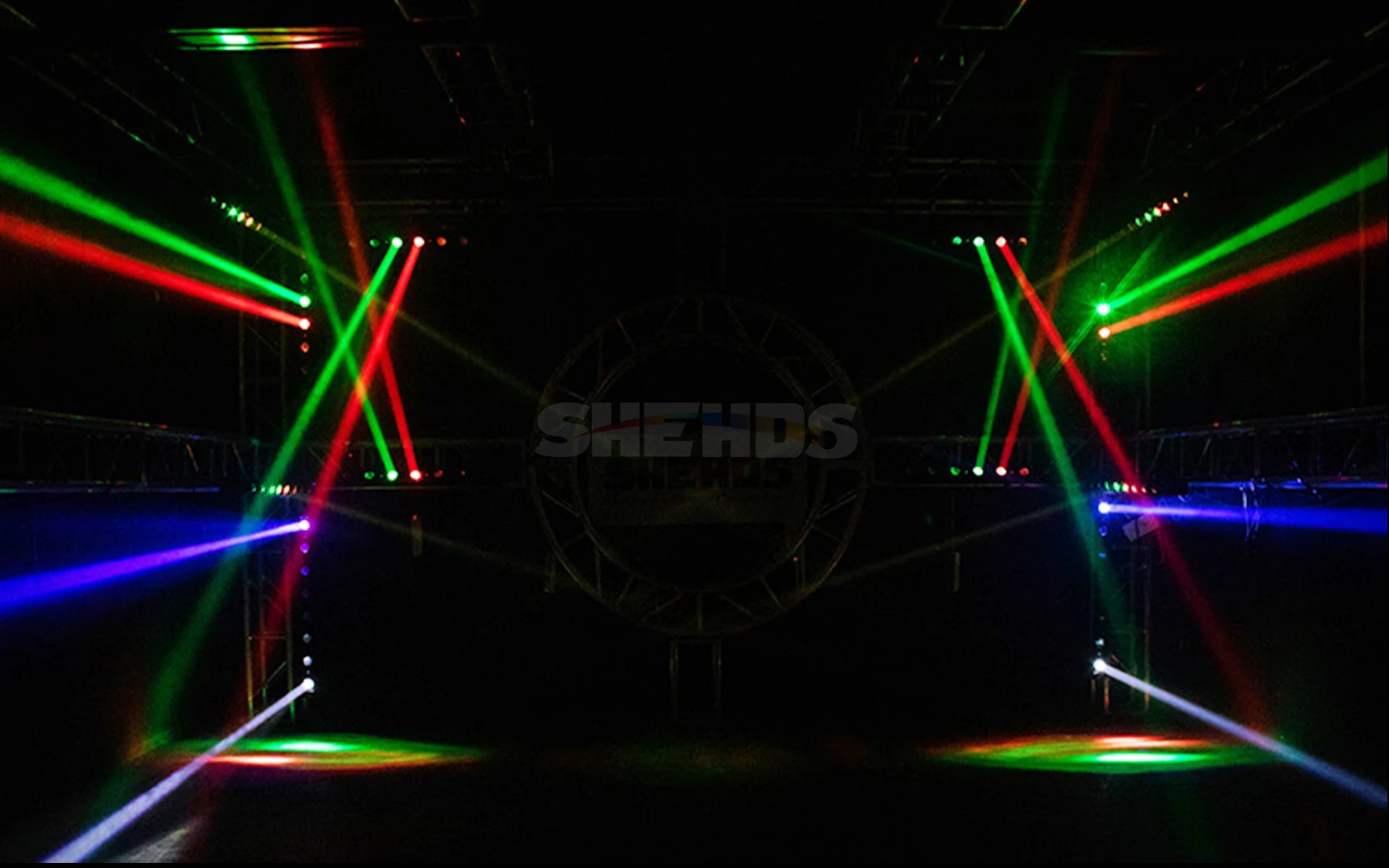 SHEHDS 2/4/8PCS Beam LED 8x12W RGBW Bar Moving Head Stage Lighting DMX512 For DJ Disco Party Night Club Stage Equipment