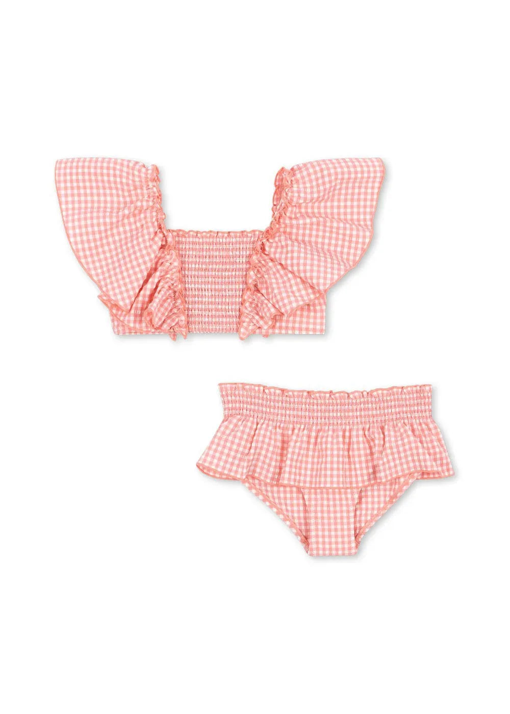 Swimwear for Girls 2026 KS New Summer Leopard Kids Swimsuit Lace Bathing Suit Cute Baby Bikinis Beach Wear Children Clothes