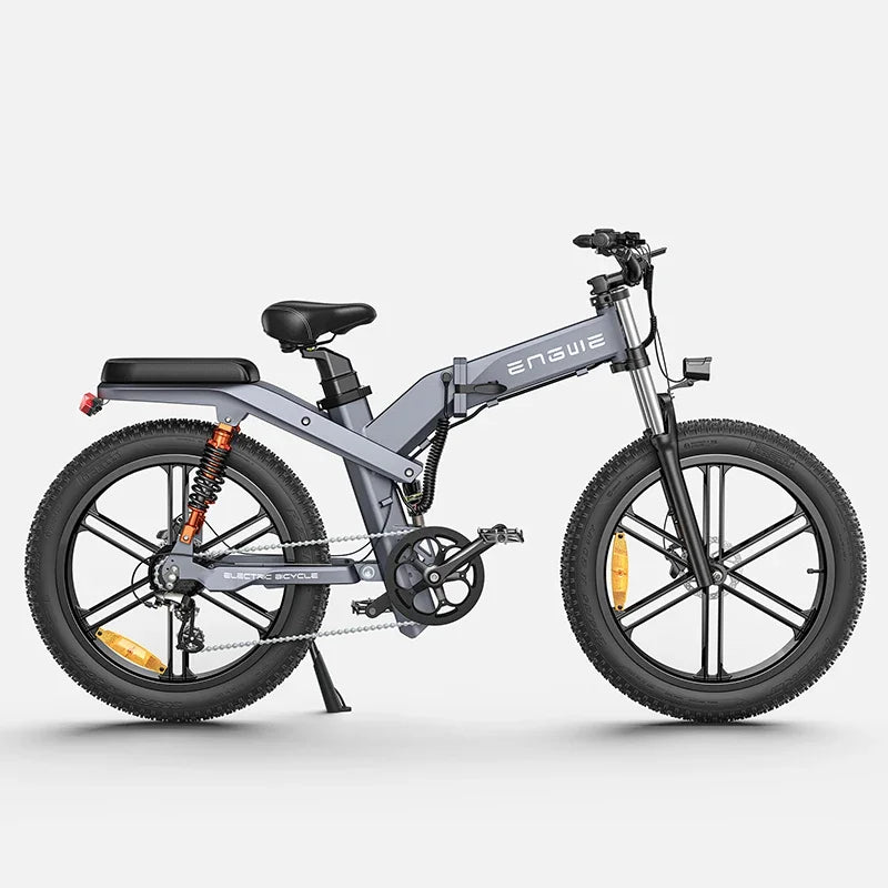 Electric Bicycle 1200W motor 48V 29AH Folding Mountain E-bike Engwe X26 X24 X20 26Inch Fat Tire Urban Commuting Electric Bike
