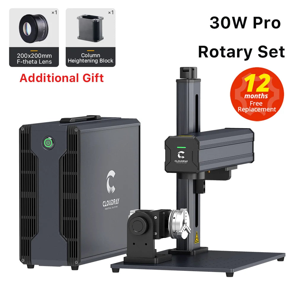 Cloudray 30W 50W 60W Fiber Laser Marking Machine MAX JPT For Cutting Jewelry Gold Silver Stainless Steel Copper Aluminum