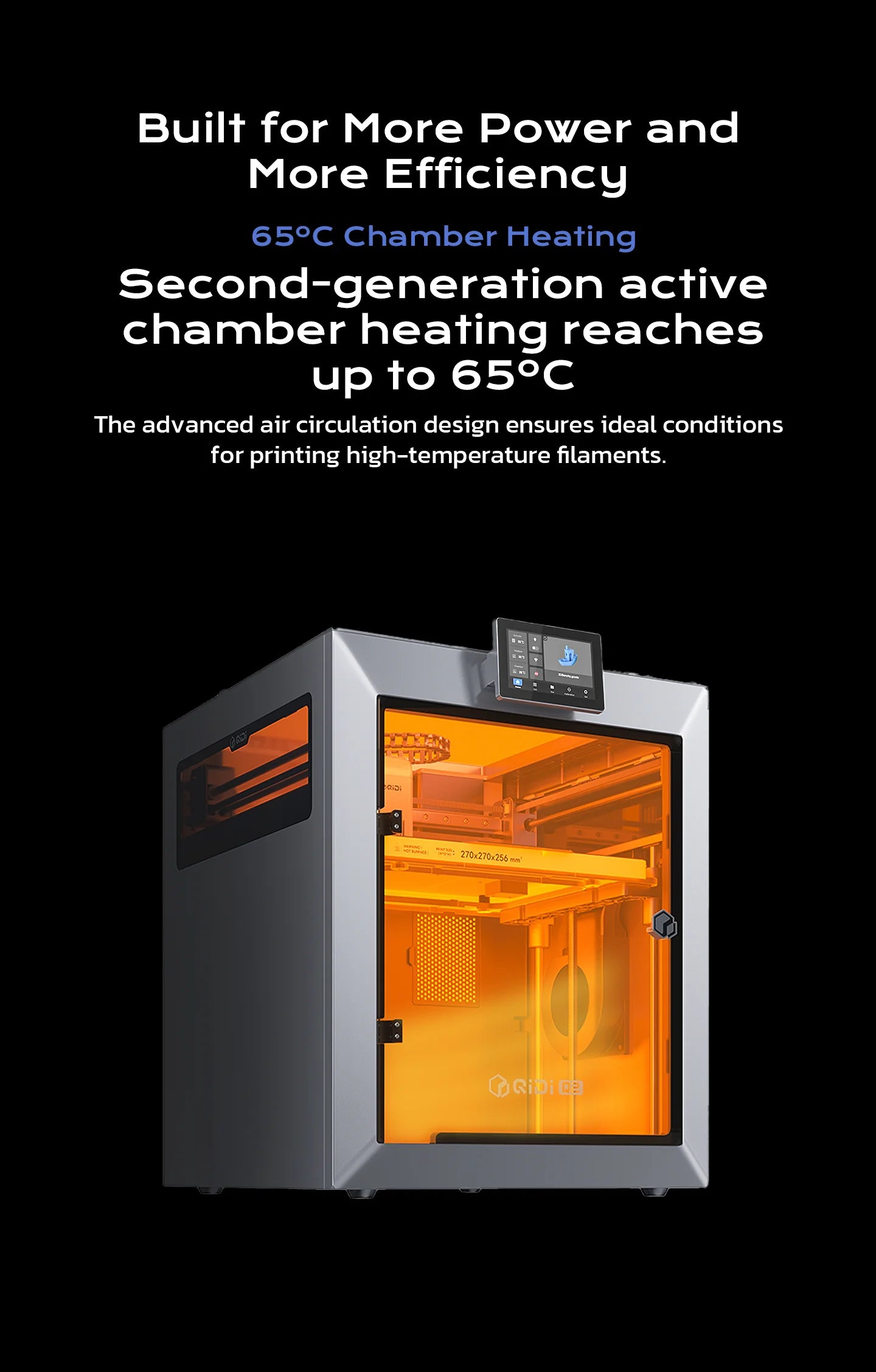 QIDI Q2 Multi-Color Printing 3D Printer Fast Speed Printing 600mm/s Industrial WIFI High Precision Print
