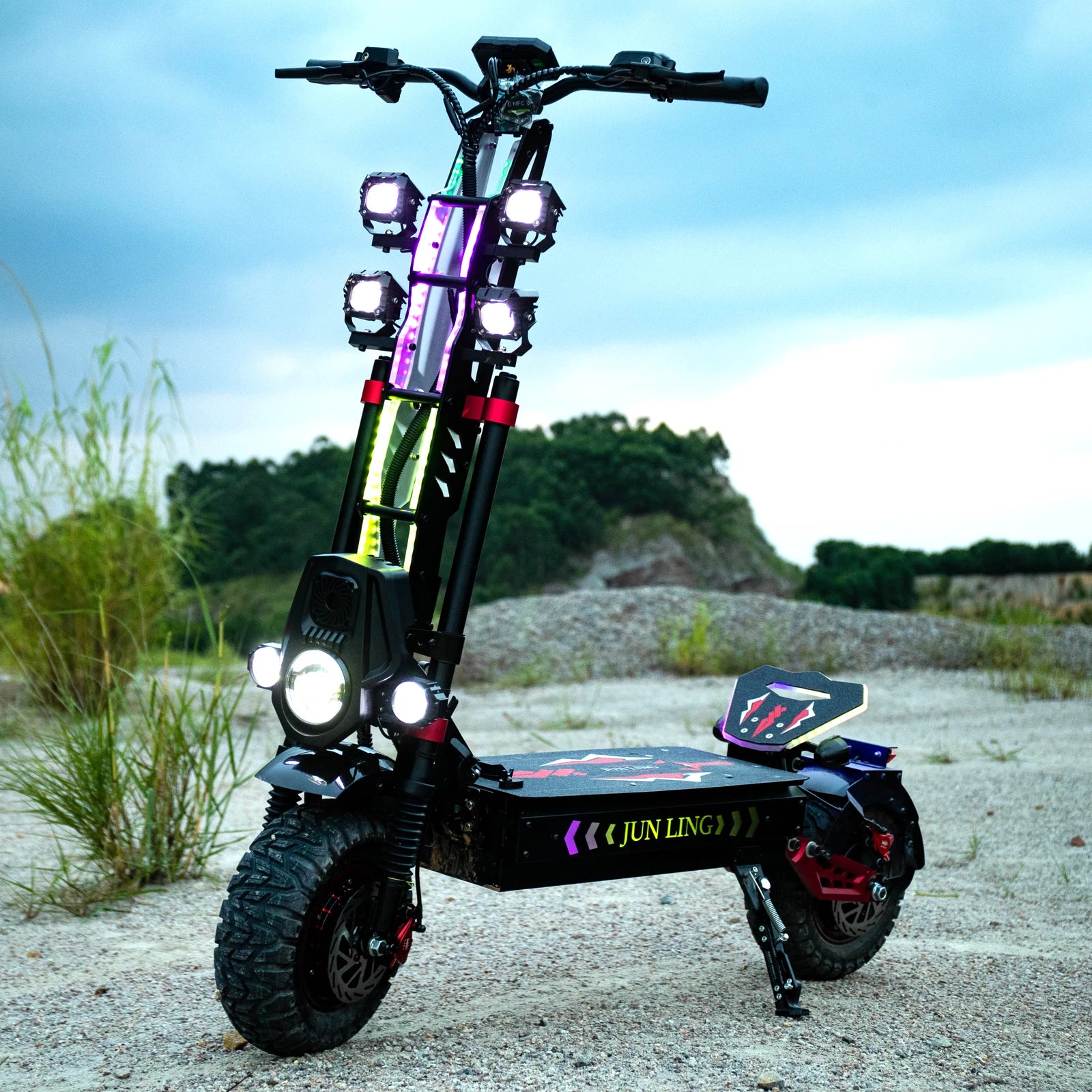 JUNLING JL86 10000W Electric Scooter for Adults with 55 MPH speed removeable battery kickscooter