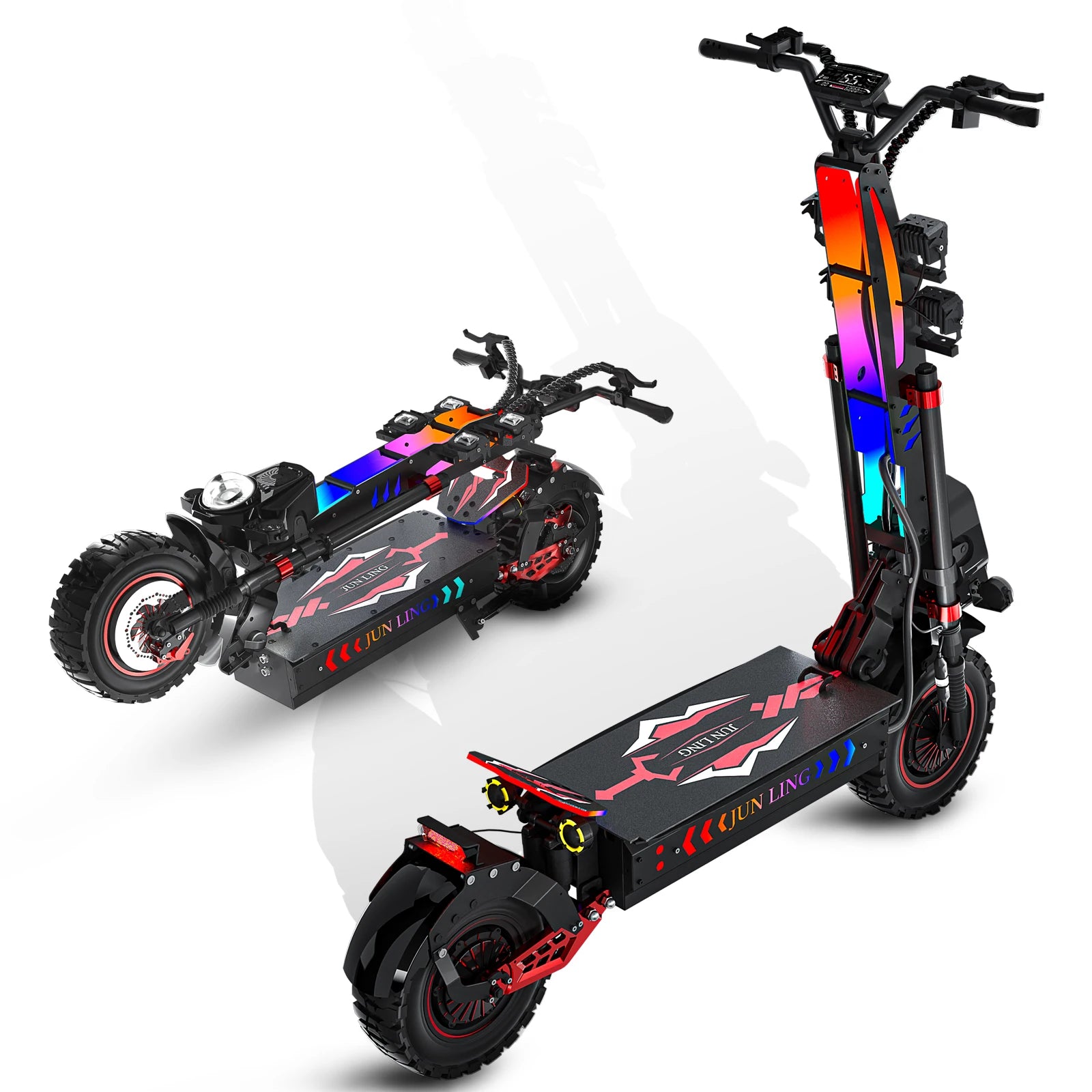 JUNLING JL86 10000W Electric Scooter for Adults with 55 MPH speed removeable battery kickscooter