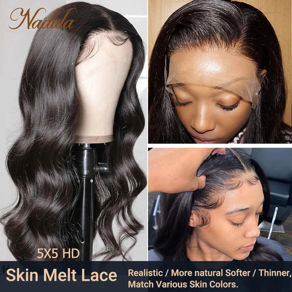Nadula Hair Lace Front Wigs 13x4 Brazilian Body Wave Wig Human Hair Wigs 13x6 360 Full Lace Wig For Women Swiss Lace Body Wave