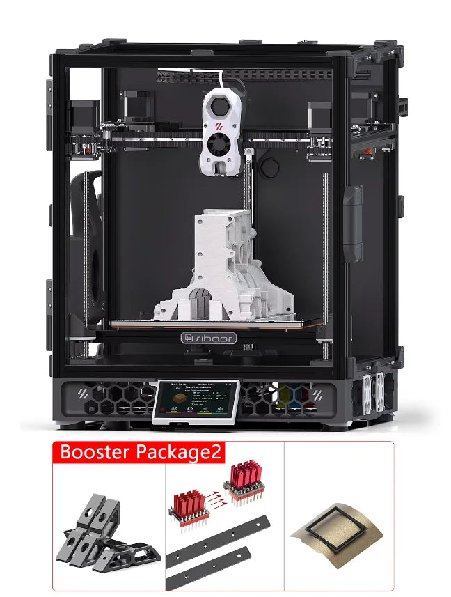 SIBOOR Voron Trident [June] 3D Pinter DIY CNC Metal Structure CoreXY 4AWD & All HIWIN Rails High Speed Voron 3D Pinter Kits