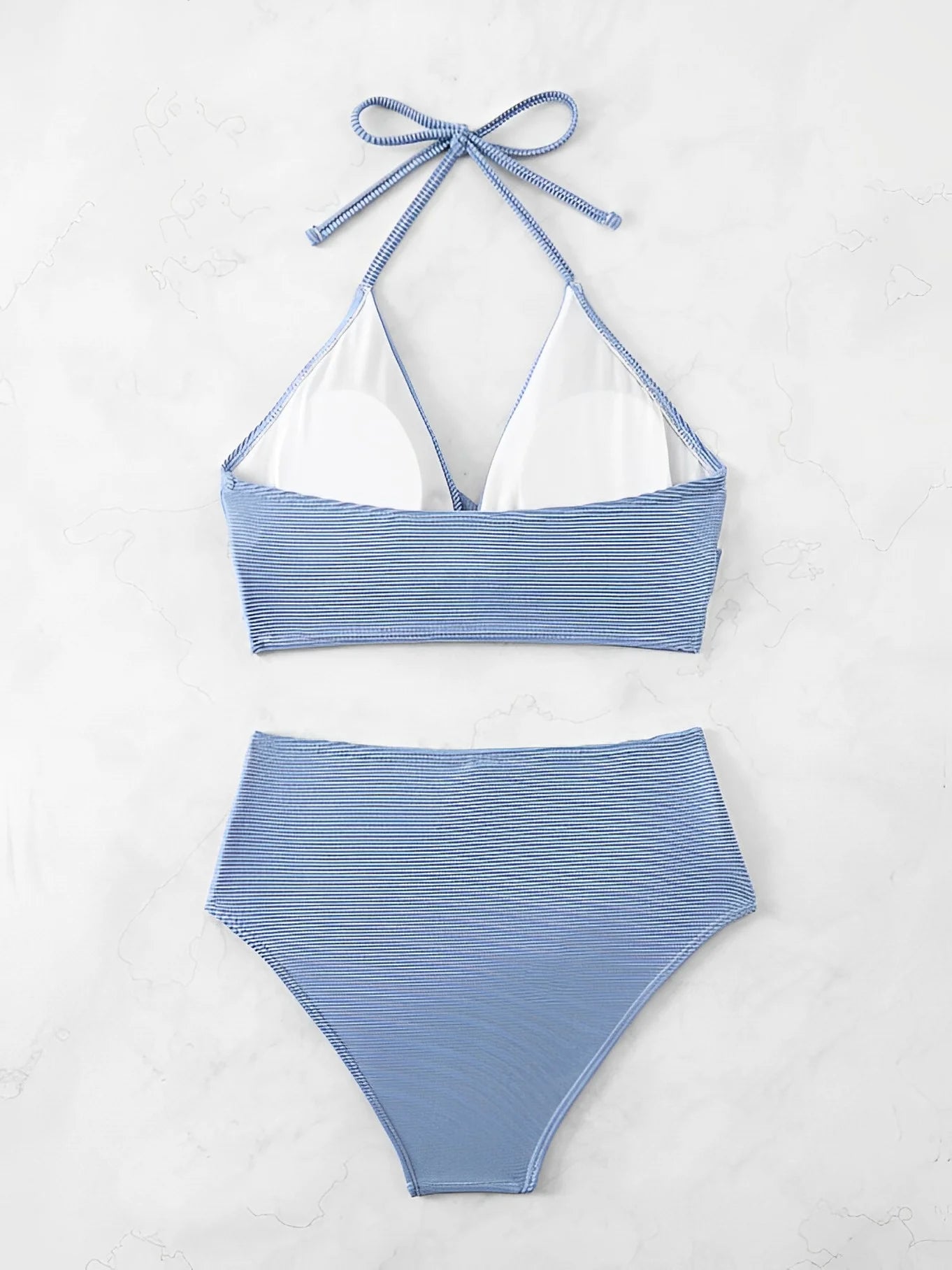 Sexy High Waist Bikini 2026 Women Halter Swimwear Female Swimsuit Solid Bathers Swimming Bathing Swim Suit Summer Beachwear