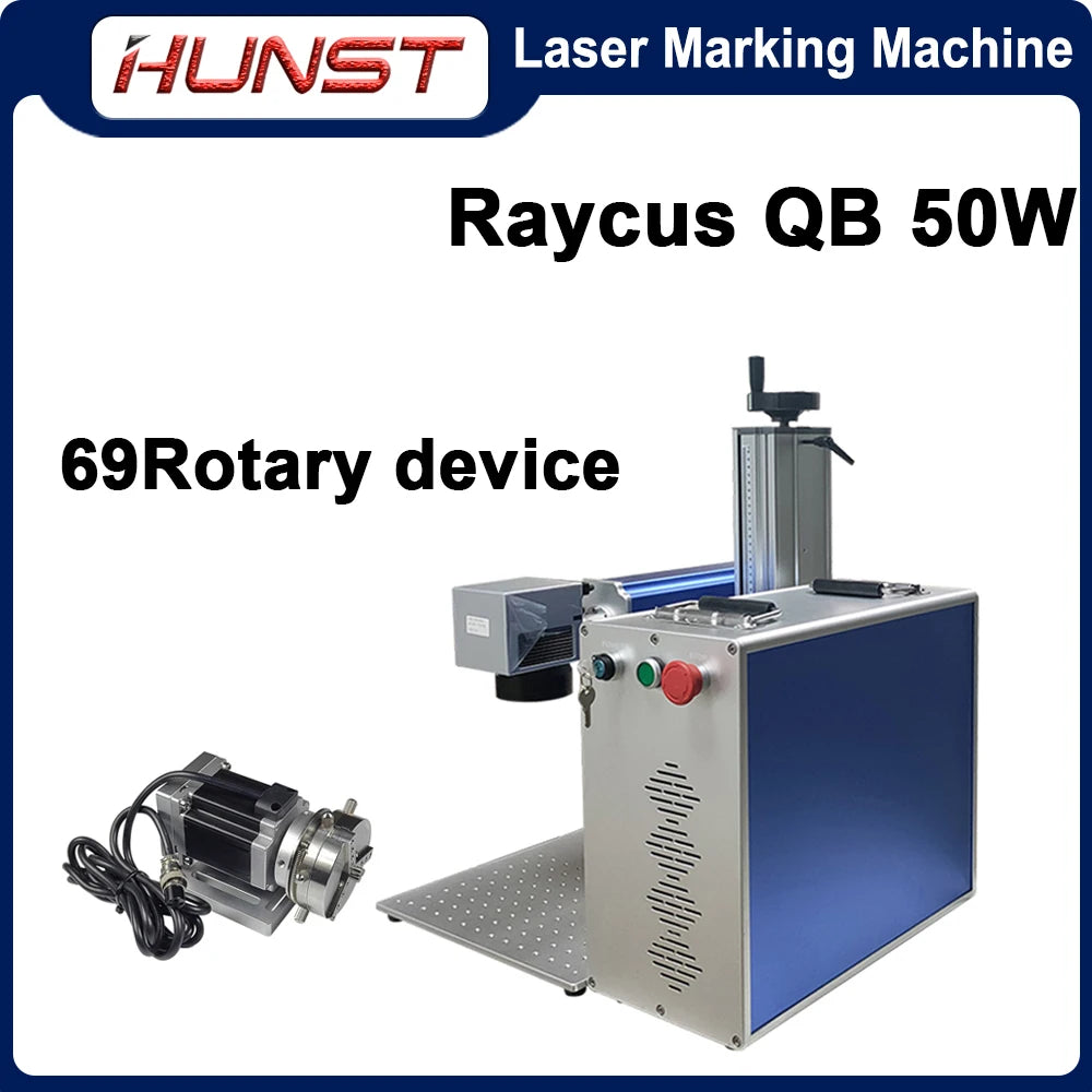 Hunst 50W 30W Fiber Laser Marking Machine Raycus MAX for DIY Jewelry,Gold,Silver,Ring, Bracelet, Metal Cutting Engraving Machine