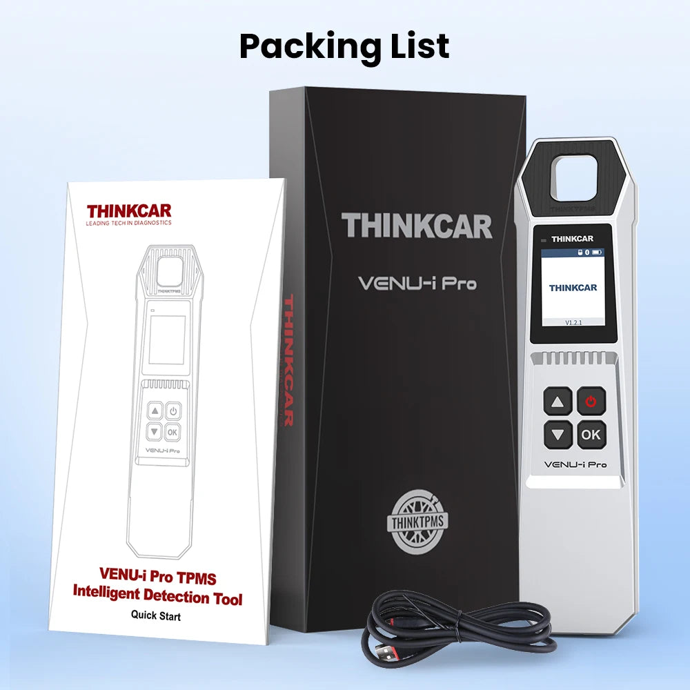 THINKCAR VENU iPro TPMS 315MHz 433MHz Car Tire Pressure Diagnosis Tool Universal Sensor Activation Programming Learning