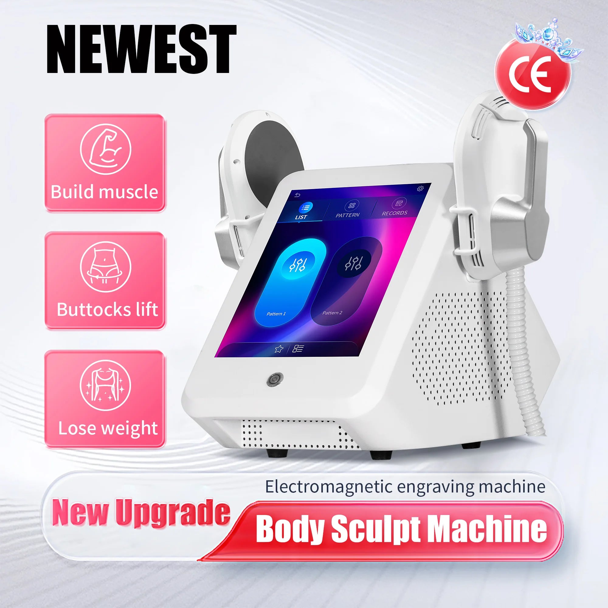EMS Mini 200HZ Nova RF Machine Muscle Stimulation Body Sculpting Fat Burning EMS Weight Lose Electromagnetic