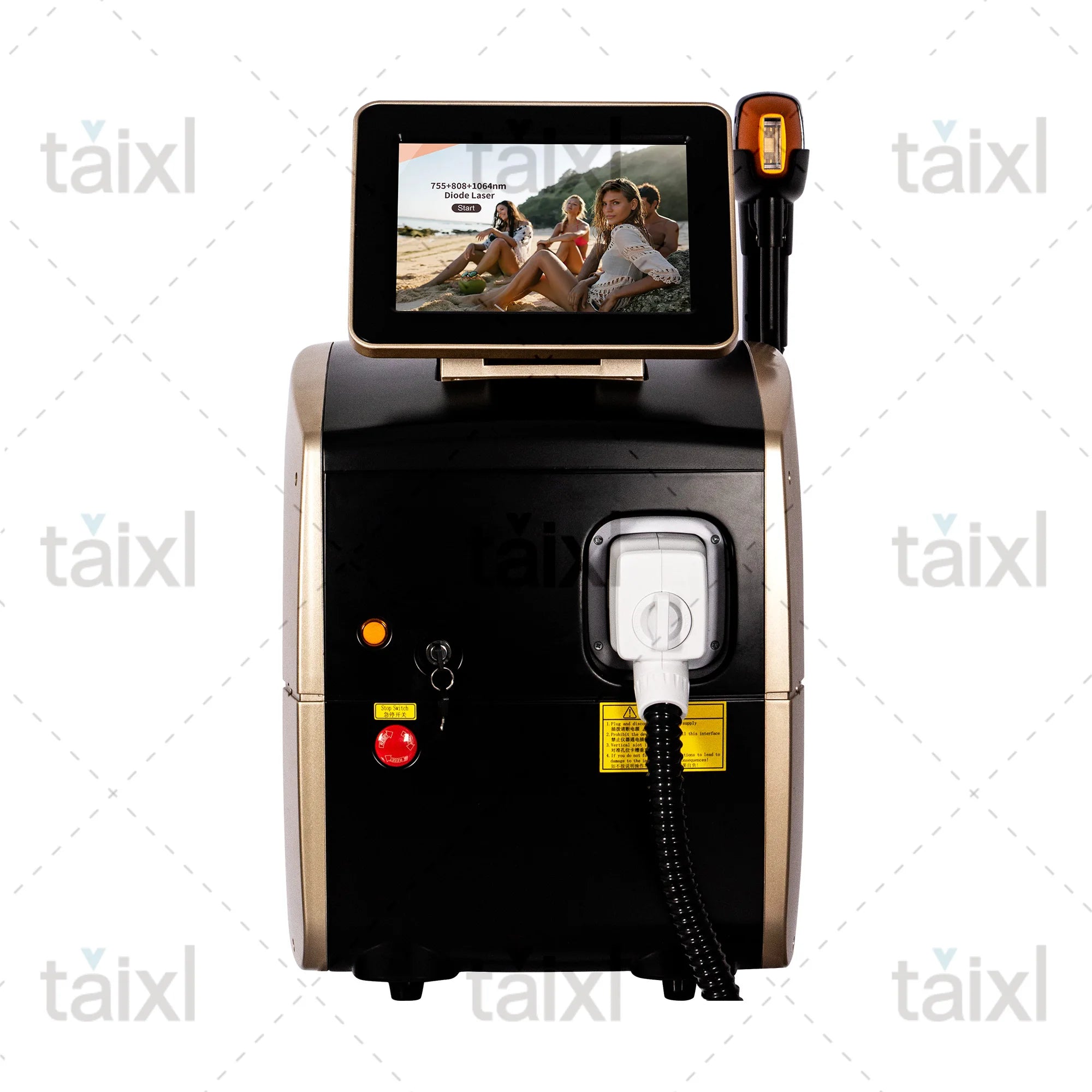 2in1 Soprano Titanium Ice Platinum Diode 755 808 1064nm 3 Wavelength Laser ND:YAG Machine Painless Hair Removal Machine