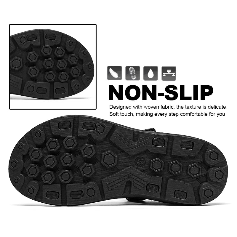 Summer Sandals for Men Leisure Beach Sandals Male Fashion Leisure Beach Holiday Sandals  Shoes Lightweight Outdoor Casual Shoes