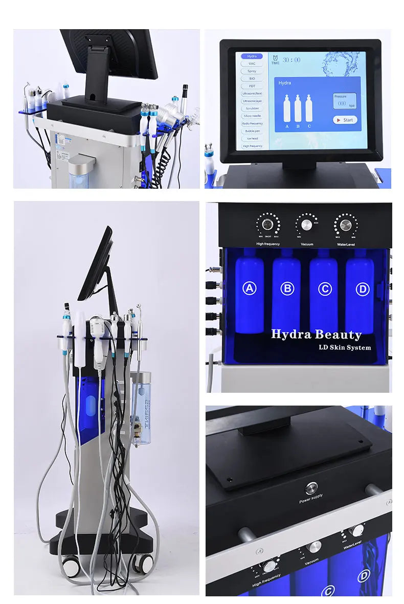 14 In 1 hydro facial  Machine Skin Peeling hydra beauty facial Hydradermabrasion Korea Aqua Peel Machine beautiful equipment