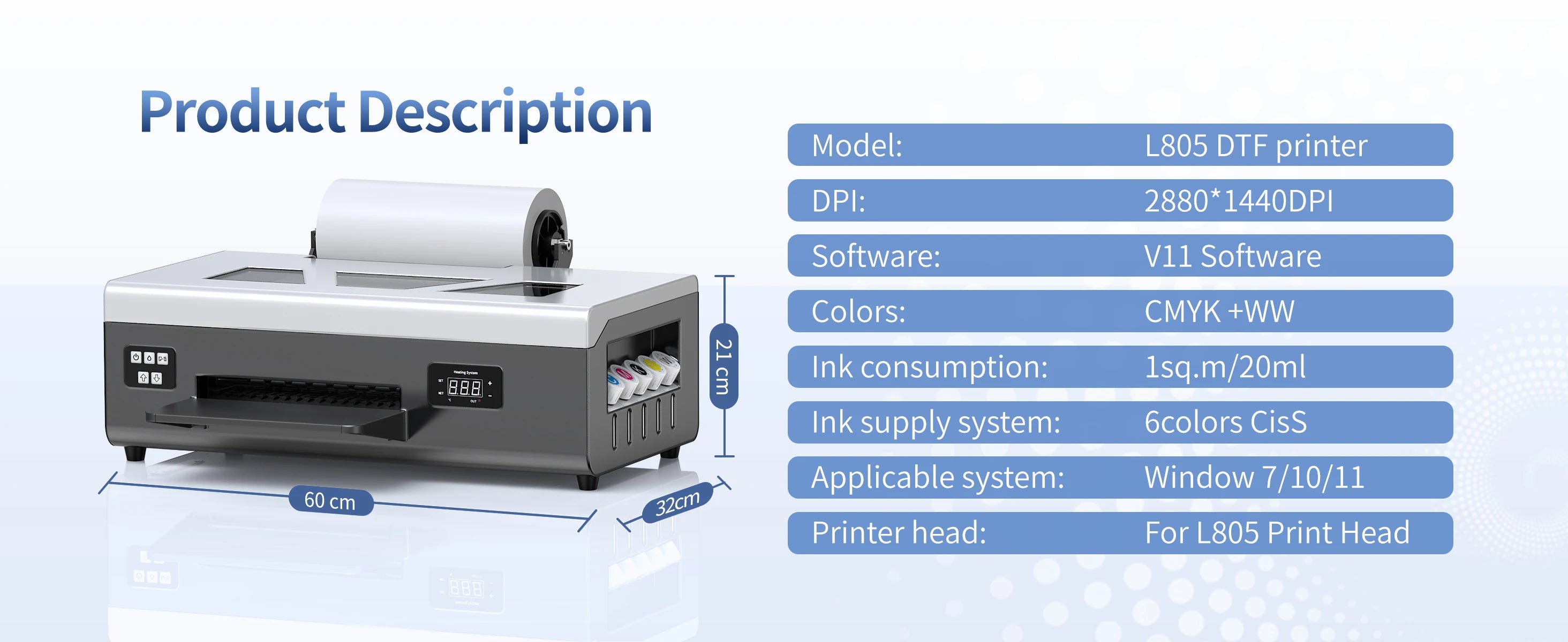OYfame impresora dtf a4 For Epson L805 DTF Printer L800 DTF Transfer Film t shirt printing machine A4 for textil fabric clothes