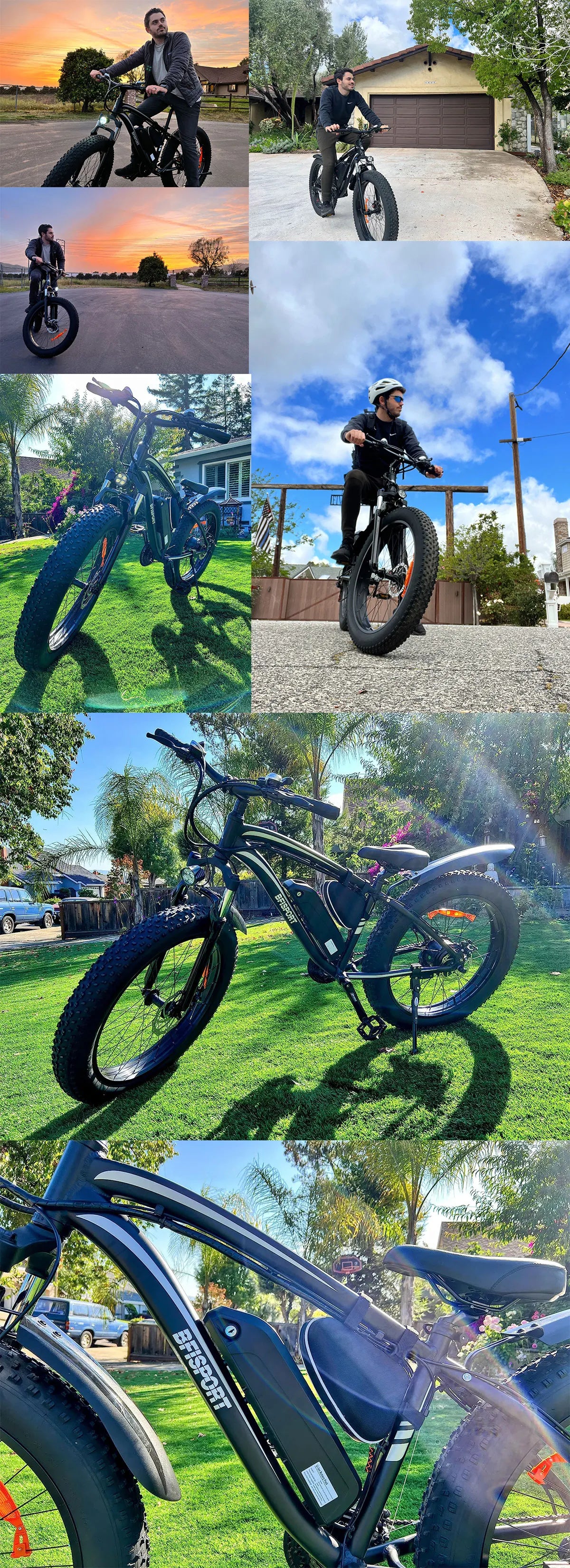 AMYET Electric Bike EB26 Blue Adults Electric Bicycle 28mph Peak 1500W 720WH Ebike 26" Fat Tire Mountain Bike Electric Dirt Bike