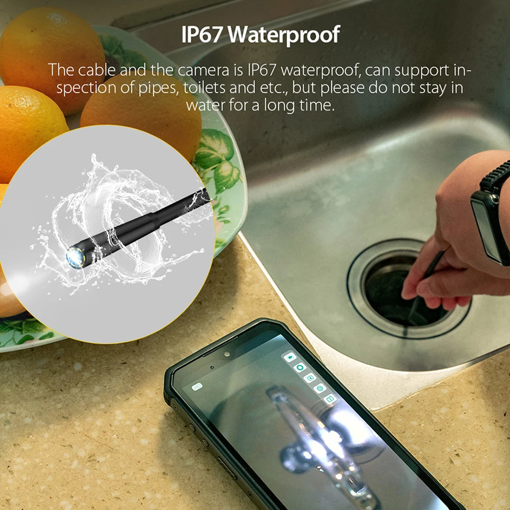 Ulefone Waterproof Endoscope, 3 in 1, for ARMOR 9, ARMOR 9E, Power Armor 13, Power Armor 18T