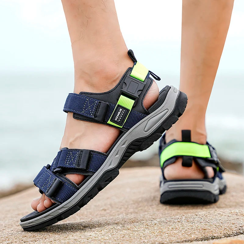 Summer Men Sandals Fashion Leisure Beach Holiday Sandals for Mens Lightweight Shoes New Outdoor Comfortable Casual Sandals