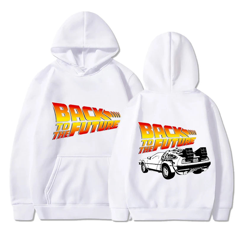 Back To The Future Hoodies Men Fashion Graphic Printed Long Sleeve Sweatshirts Women Casual Harajuku Pullover Tracksuit Sudadera
