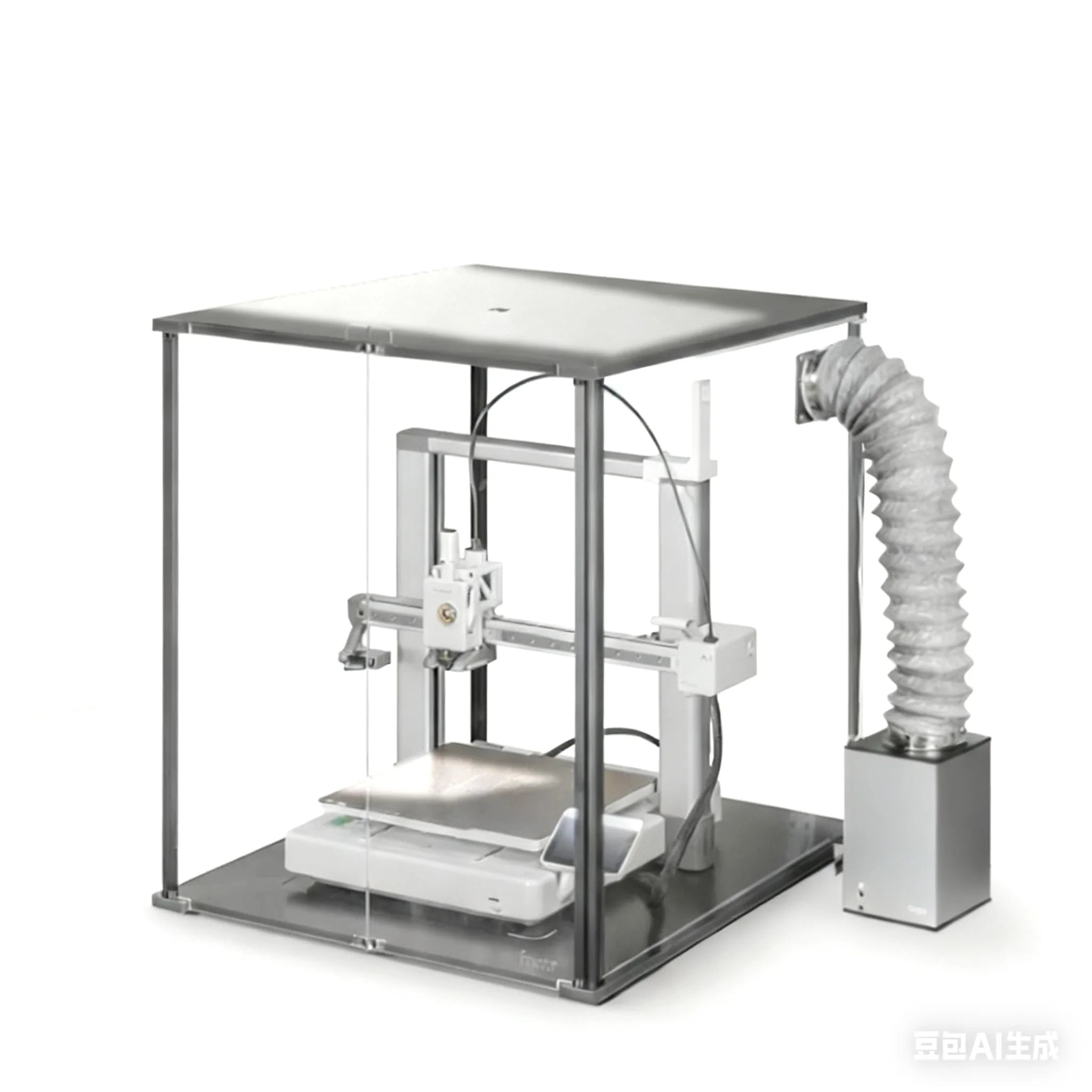 For Bambu Lab A1  FNATR 3D Printer Enclosure With Transparent Acrylic and Air Filter Upgraded 3D Printer Dust Cover for Bambu