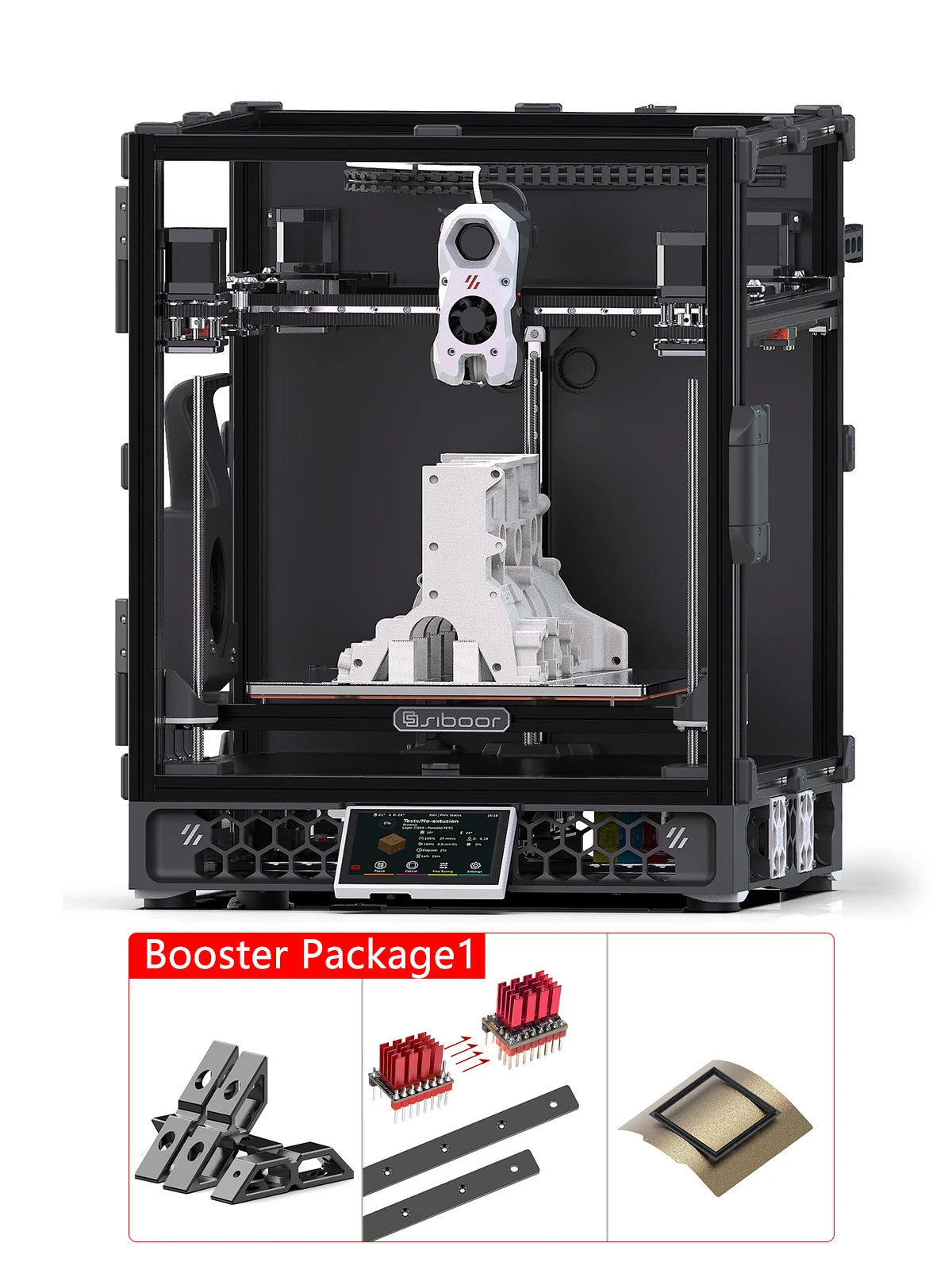 SIBOOR Voron Trident [June] 3D Pinter DIY CNC Metal Structure CoreXY 4AWD & All HIWIN Rails High Speed Voron 3D Pinter Kits