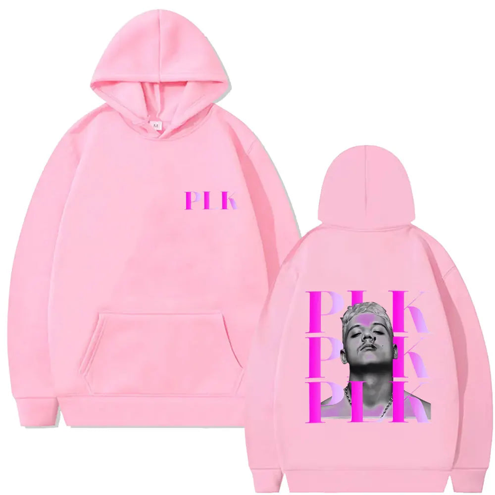 Rapper Plk Face Graphic Hoodie Men Women Fashion Pop Music Tracksuit Man Casual Pullover Hoodies Male Vintage Hip Hop Sweatshirt